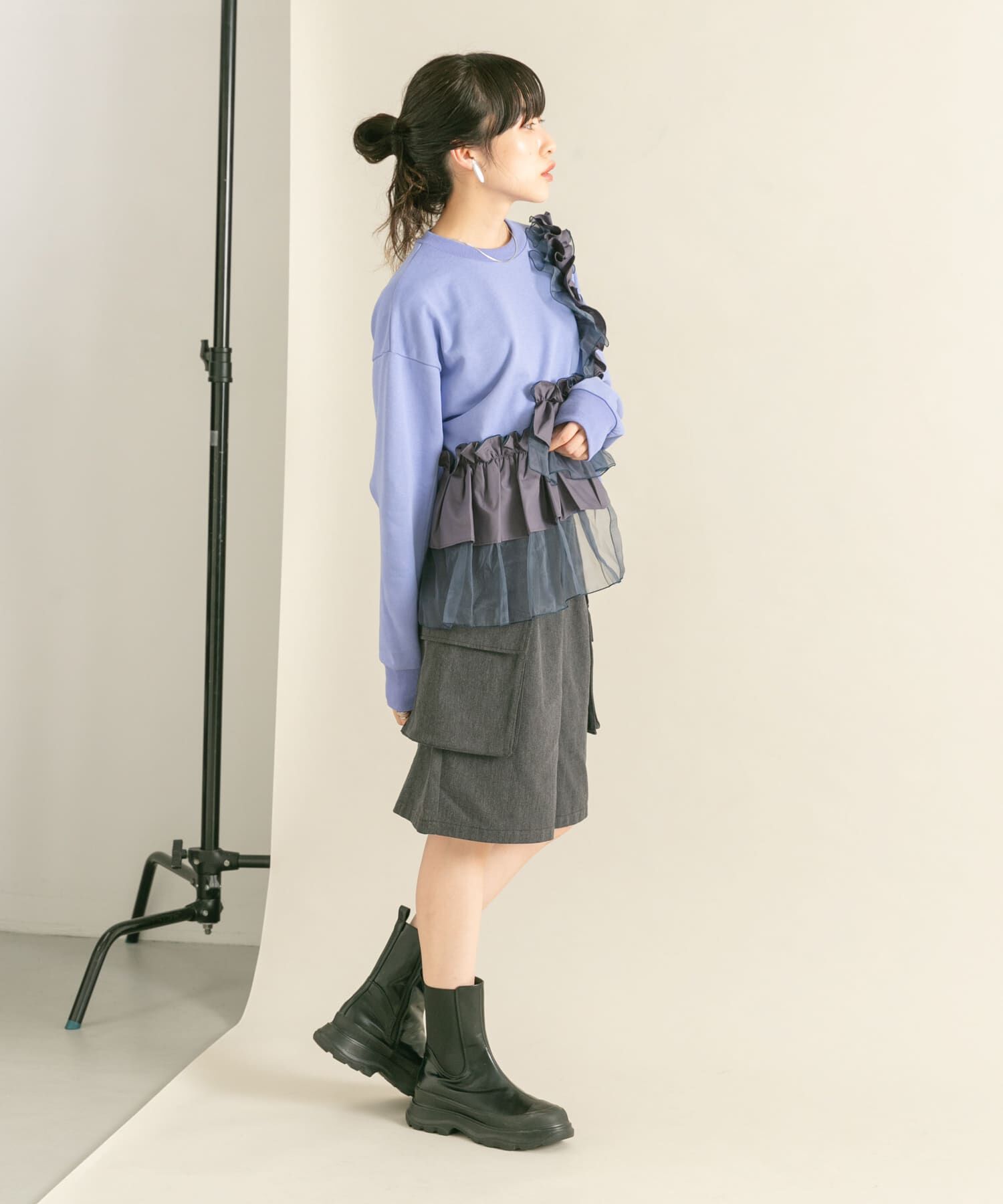  「フリルドッキングスウェット」|スウェット・ジャージ|