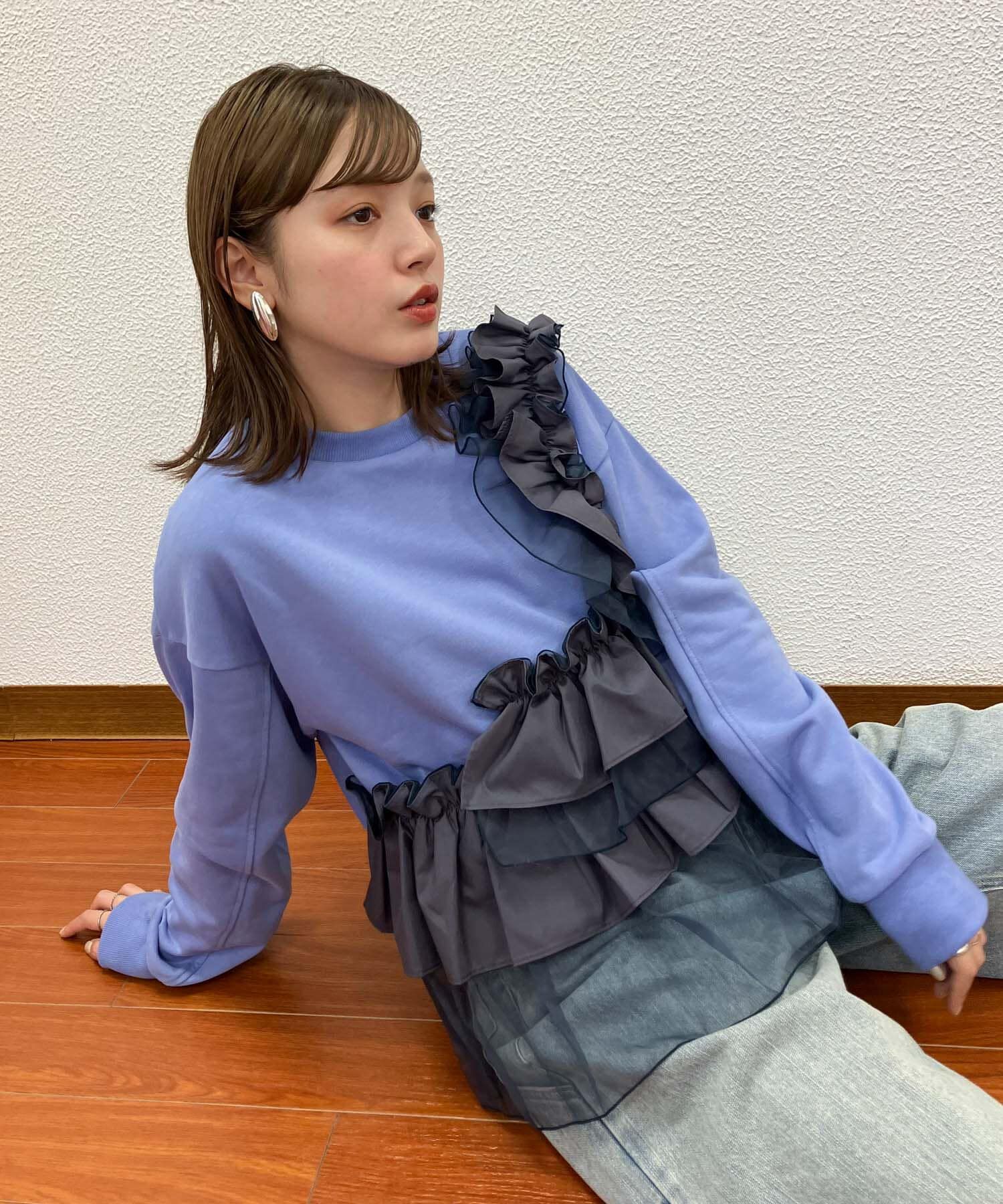  「フリルドッキングスウェット」|スウェット・ジャージ|