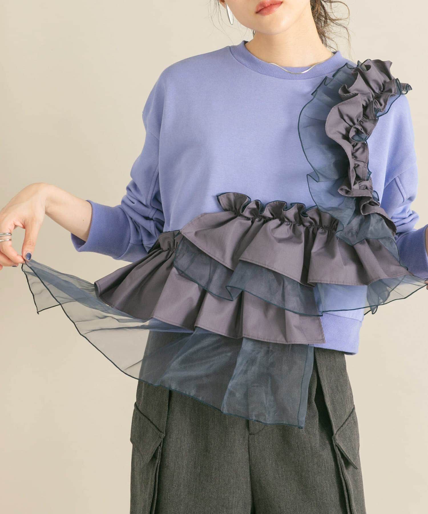  「フリルドッキングスウェット」|スウェット・ジャージ|
