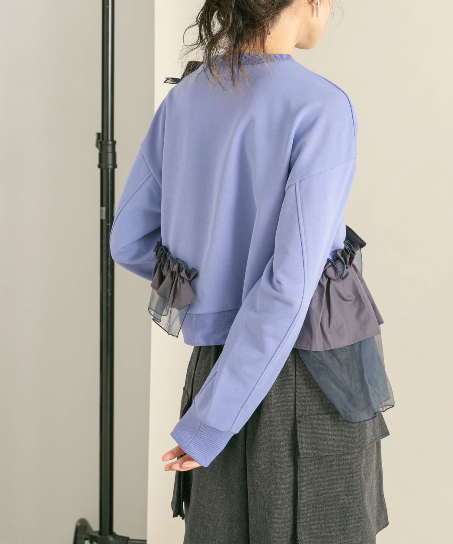  「フリルドッキングスウェット」|スウェット・ジャージ|