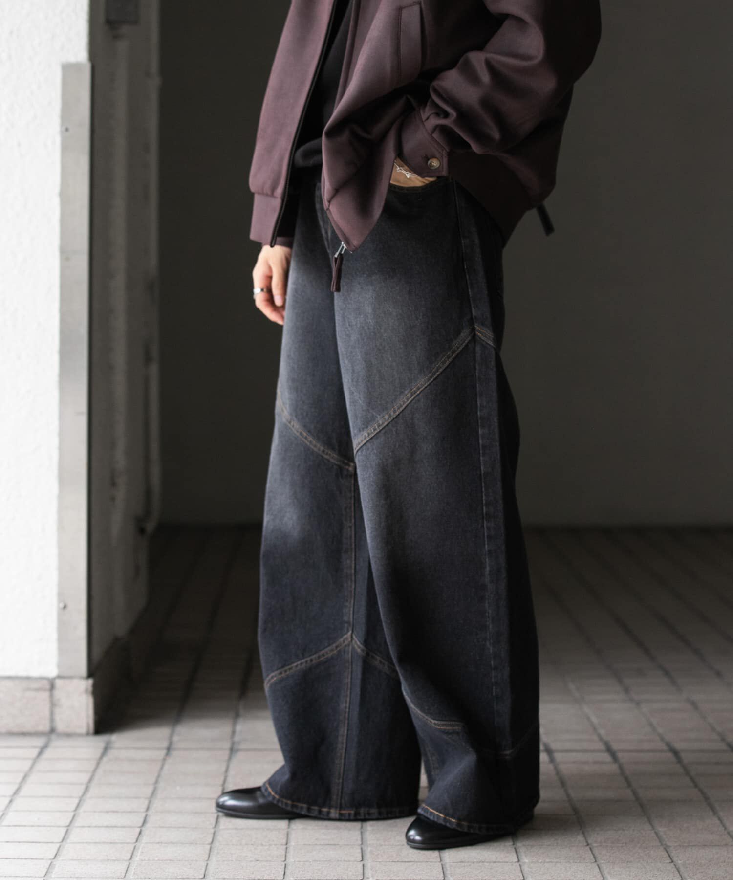 SENSE OF PLACE by URBAN RESEARCH「ラウンドパネルワイドデニム」|その他|