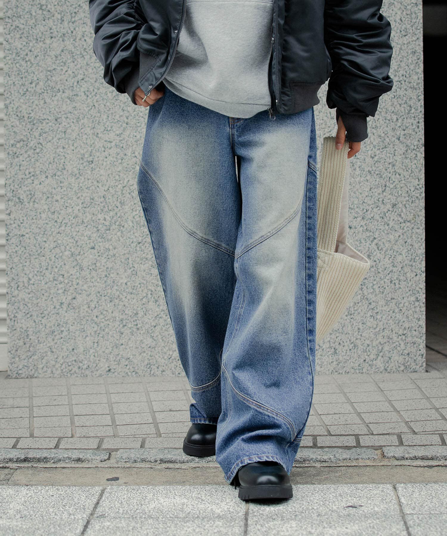 SENSE OF PLACE by URBAN RESEARCH「ラウンドパネルワイドデニム」|その他|