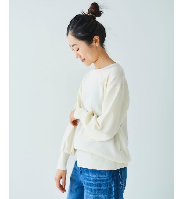 le.coeur blanc「《WEB限定アイテム》チュールケープ付き2wayニット」|ニット・セーター|