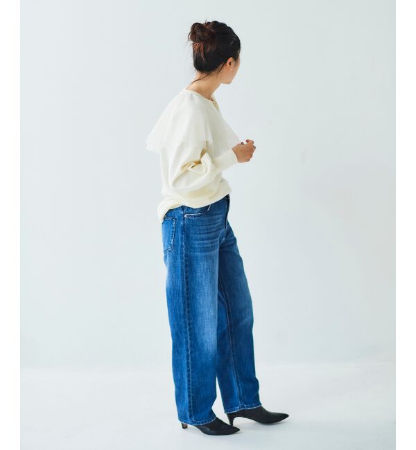 le.coeur blanc「《WEB限定アイテム》チュールケープ付き2wayニット」|ニット・セーター|