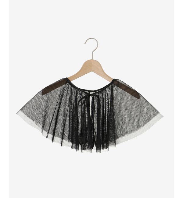 le.coeur blanc「《WEB限定アイテム》チュールケープ付き2wayニット」|ニット・セーター|