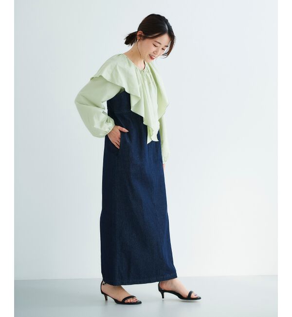 le.coeur blanc「《WEB限定アイテム》ラッフルカラーリボンブラウス」|シャツ・ブラウス|