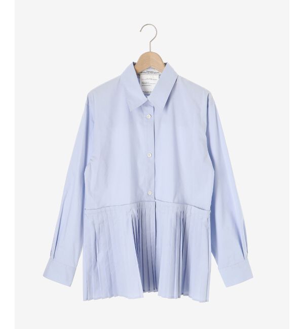 le.coeur blanc「《手洗い可能》MAISON MAVERICK プリーツ2wayシャツ」|シャツ・ブラウス|