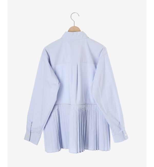 le.coeur blanc「《手洗い可能》MAISON MAVERICK プリーツ2wayシャツ」|シャツ・ブラウス|