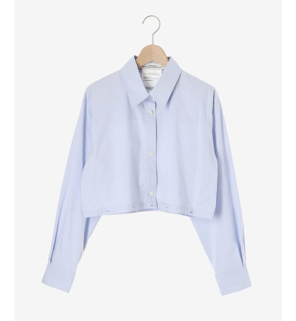 le.coeur blanc「《手洗い可能》MAISON MAVERICK プリーツ2wayシャツ」|シャツ・ブラウス|