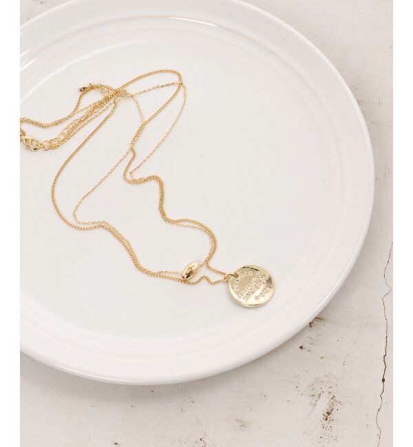  「O サークルモチーフ2連ネックレス」|ネックレス|