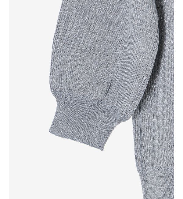 MAJESTICLEGON「シャイニーオープンデザインニット」|ニット・セーター|