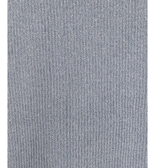 MAJESTICLEGON「シャイニーオープンデザインニット」|ニット・セーター|