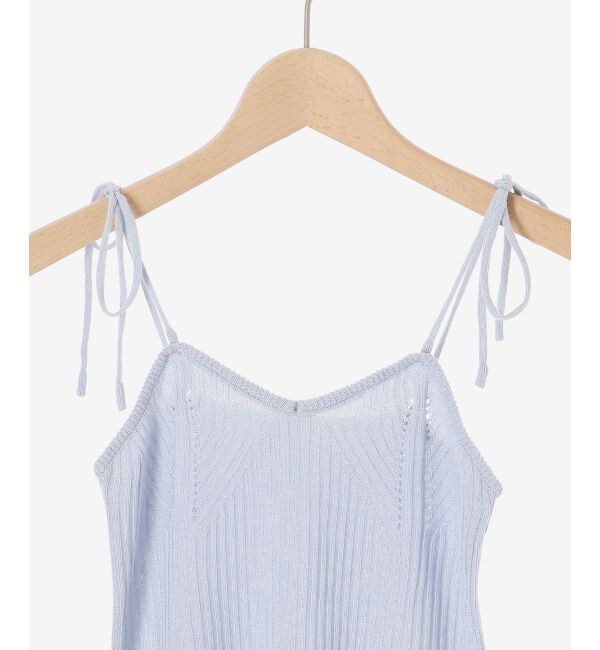 MAJESTICLEGON「キャミセットビーズリボンカーデ」|カーディガン|