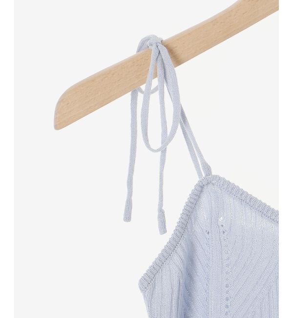 MAJESTICLEGON「キャミセットビーズリボンカーデ」|カーディガン|