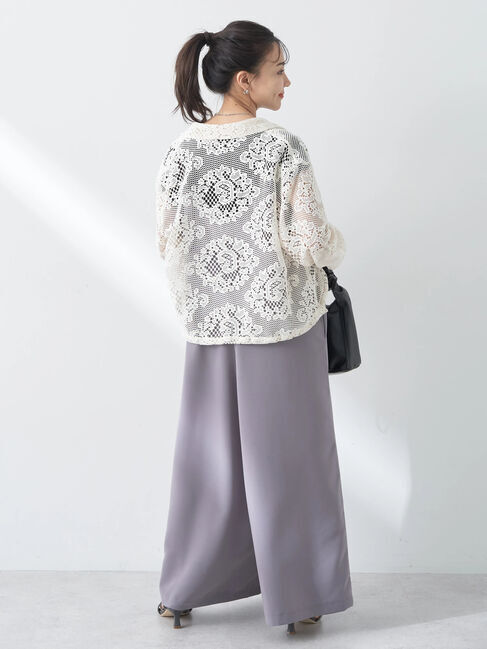 earth music&ecology「レースジャケット」|テーラードジャケット|