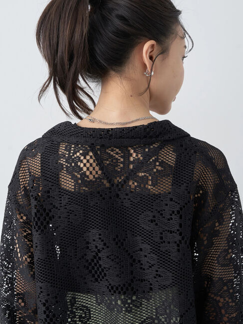 earth music&ecology「レースジャケット」|テーラードジャケット|