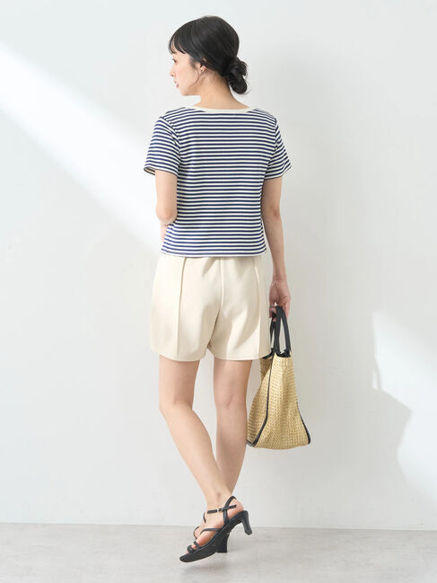 earth music&ecology「SET2点ボーダーカーディガン+キャミ」|カーディガン|