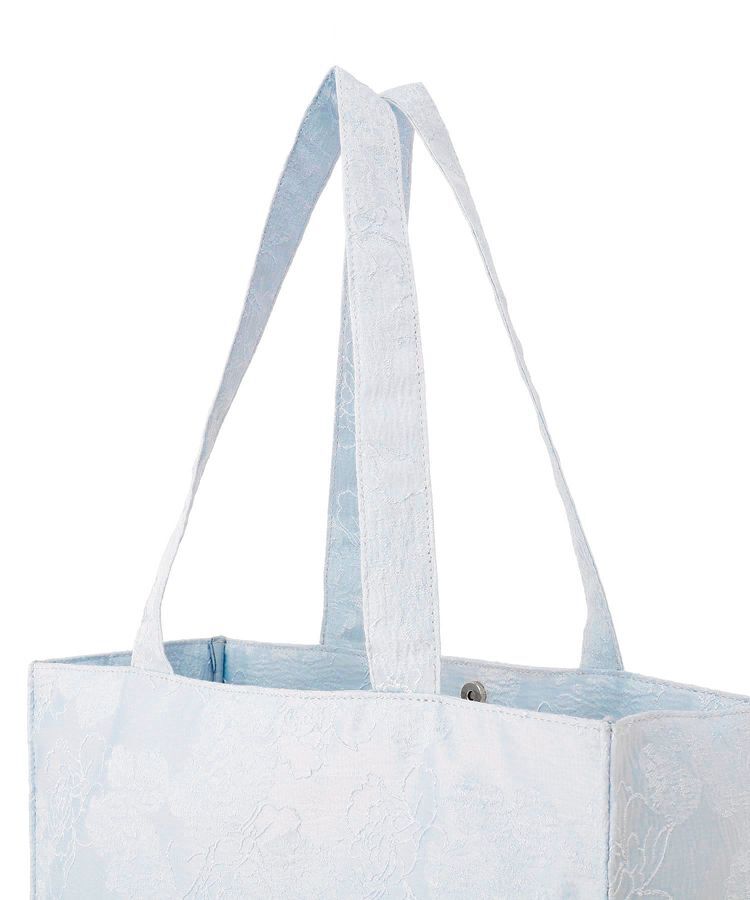 Maison de FLEUR「ブランドロゴ刺繍ジャカードスクエアトート」|トートバッグ|