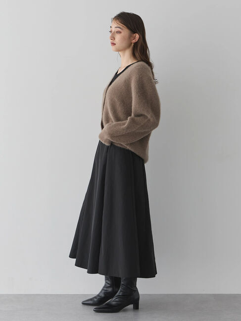 YECCA VECCA「フォックス混Vネックカーディガン」|カーディガン|