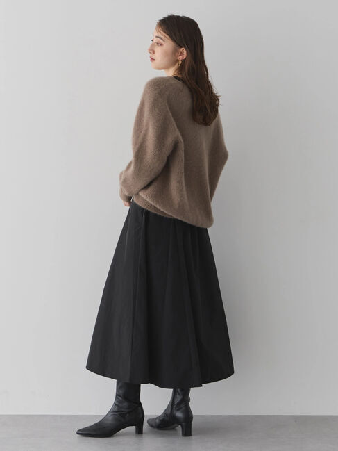 YECCA VECCA「フォックス混Vネックカーディガン」|カーディガン|