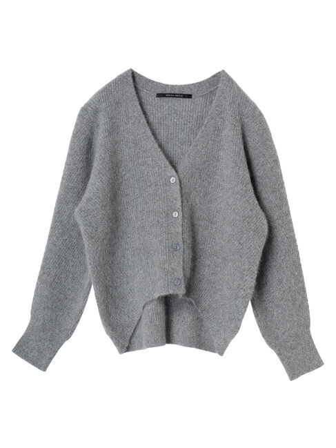 YECCA VECCA「フォックス混Vネックカーディガン」|カーディガン|