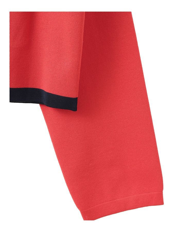 YECCA VECCA「配色トリミングニットジャケット」|カーディガン|