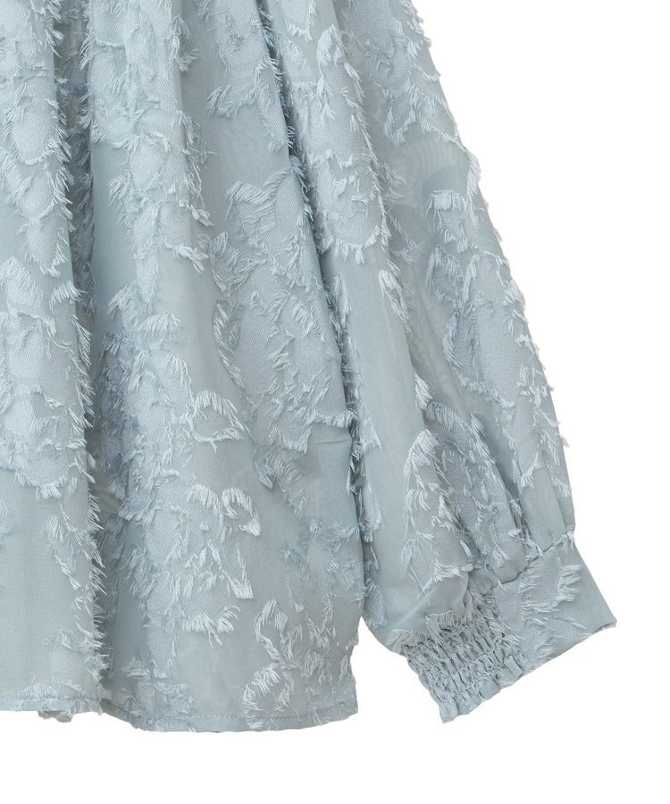 YECCA VECCA「2wayカットジャガードペプラムブラウス」|シャツ・ブラウス|