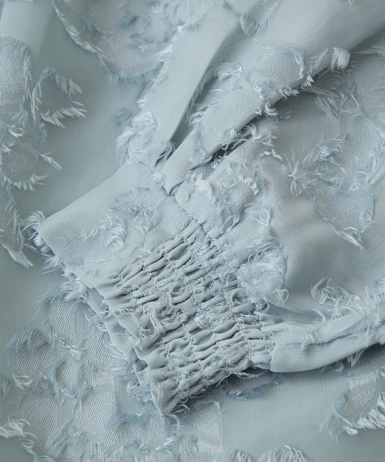 YECCA VECCA「2wayカットジャガードペプラムブラウス」|シャツ・ブラウス|