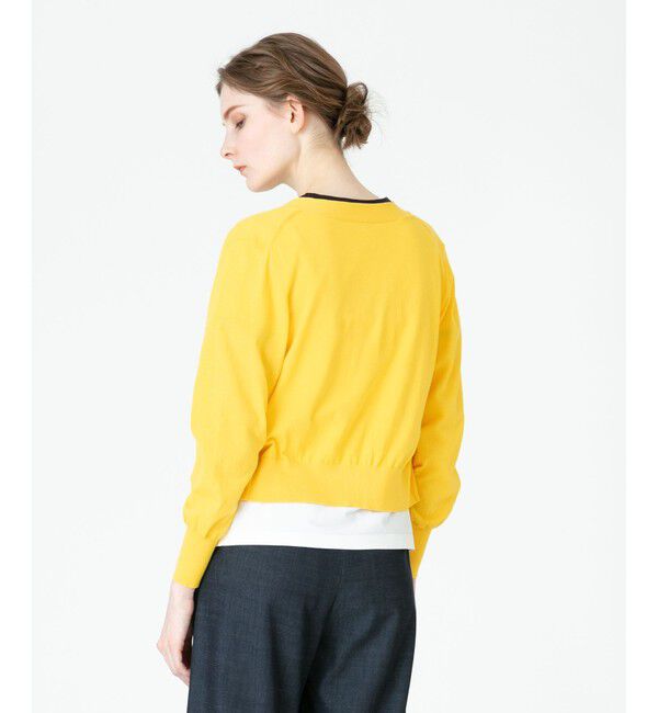 allureville「コットンシルクコンパクトカーディガン」|カーディガン|