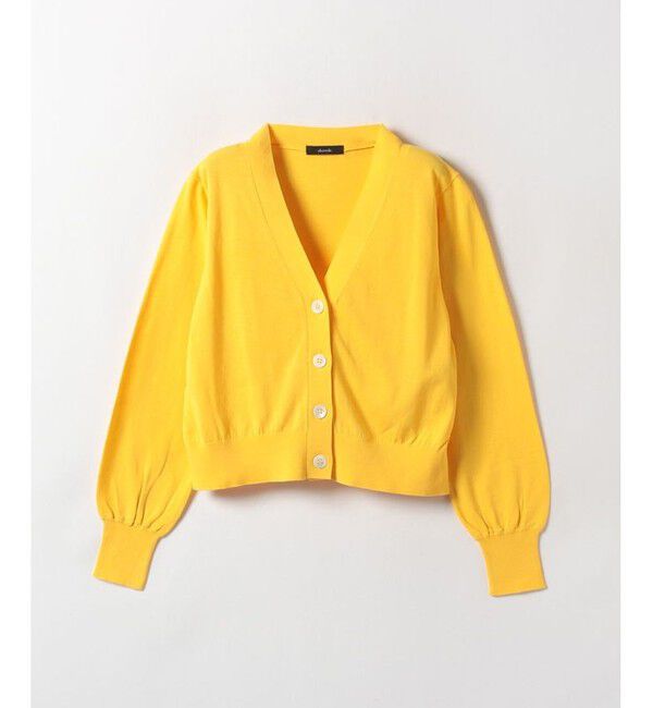 allureville「コットンシルクコンパクトカーディガン」|カーディガン|