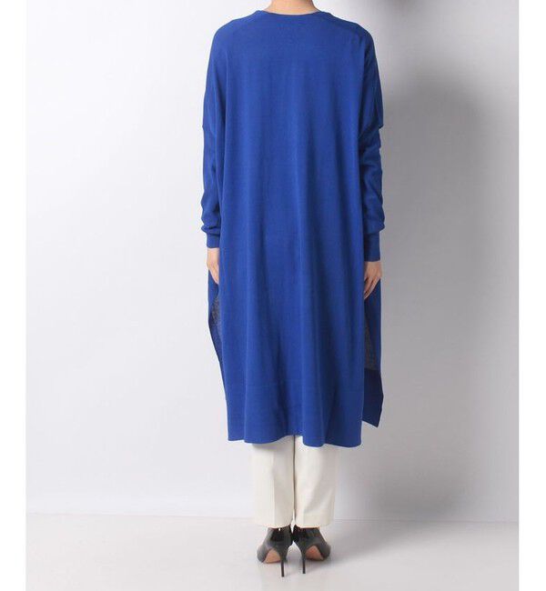 allureville「コットンアセテートロングトッパー」|カーディガン|