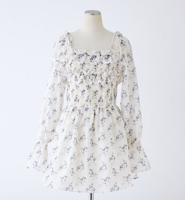  「シャーリングチュニックブラウス」|シャツ・ブラウス|