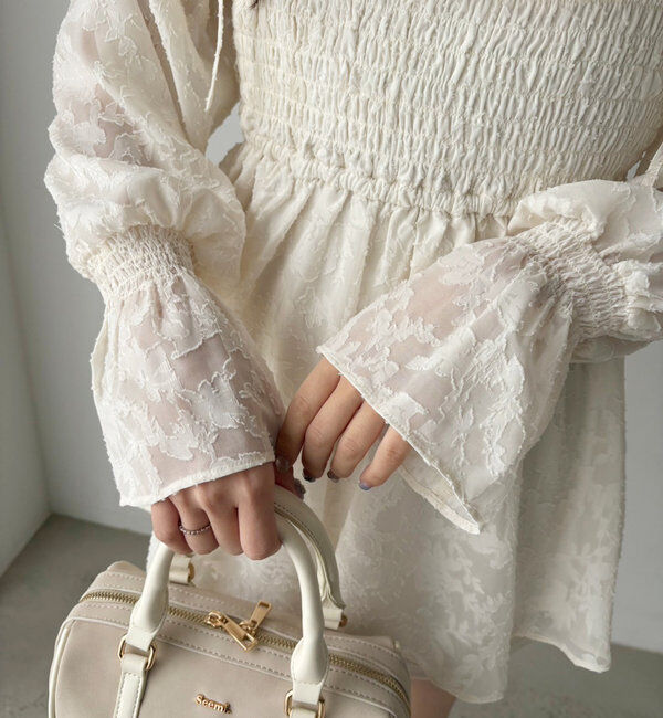  「シャーリングチュニックブラウス」|シャツ・ブラウス|