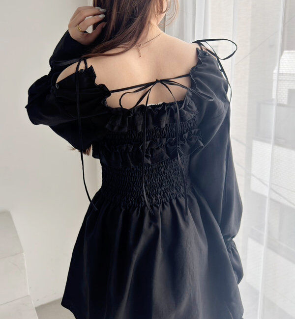  「シャーリングチュニックブラウス」|シャツ・ブラウス|