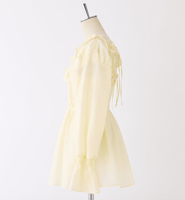  「シャーリングチュニックブラウス」|シャツ・ブラウス|