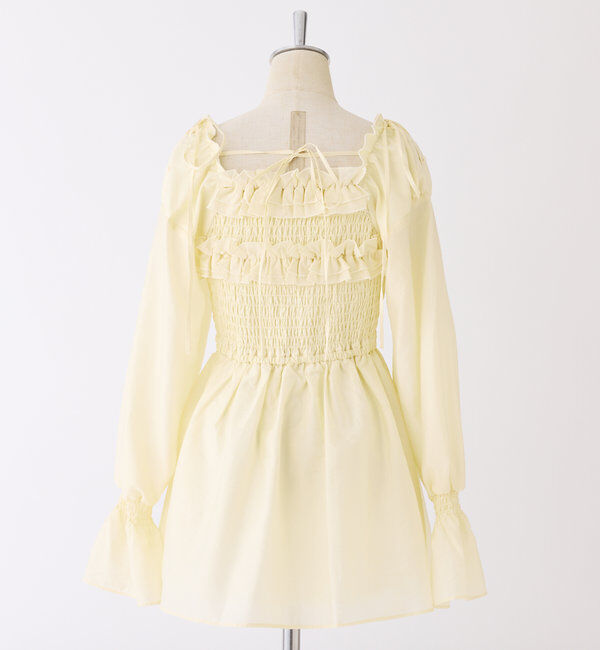  「シャーリングチュニックブラウス」|シャツ・ブラウス|