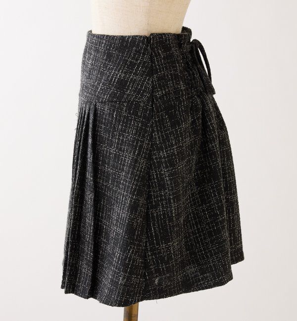  「【premiumorder】ツイードプリーツミニスカート」|スカート|