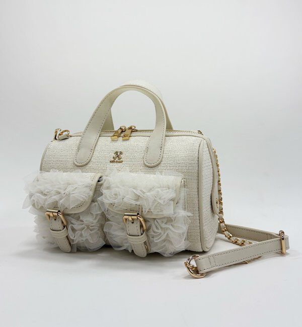  「【premiumorder】チュールポケットミニボストンバッグ」|ショルダー・メッセンジャー|