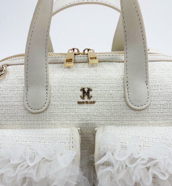  「【premiumorder】チュールポケットミニボストンバッグ」|ショルダー・メッセンジャー|