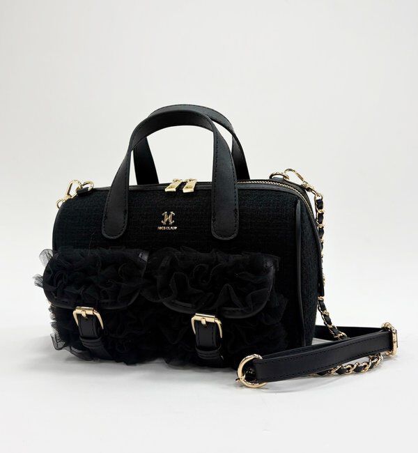  「【premiumorder】チュールポケットミニボストンバッグ」|ショルダー・メッセンジャー|