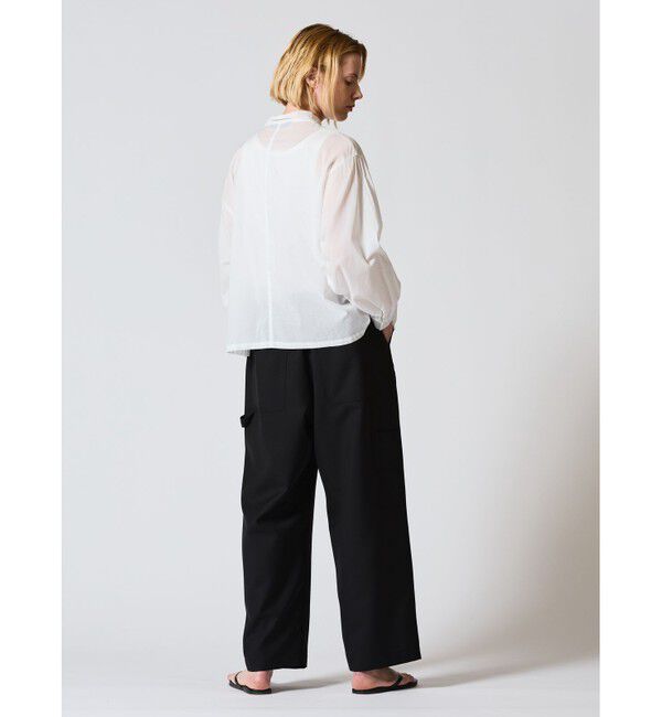 mizuiro ind「mizuiro ind シアーミリタリーシャツ」|シャツ・ブラウス|