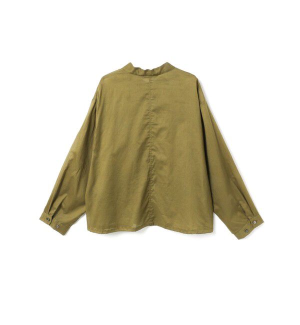 mizuiro ind「mizuiro ind シアーミリタリーシャツ」|シャツ・ブラウス|