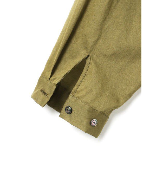 mizuiro ind「mizuiro ind シアーミリタリーシャツ」|シャツ・ブラウス|