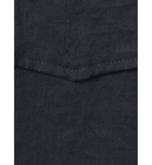 mizuiro ind「mizuiro ind シアーミリタリーシャツ」|シャツ・ブラウス|