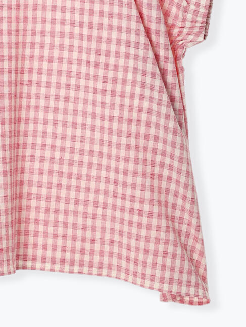 Samansa Mos2「袖口ギャザーTブラウス」|シャツ・ブラウス|