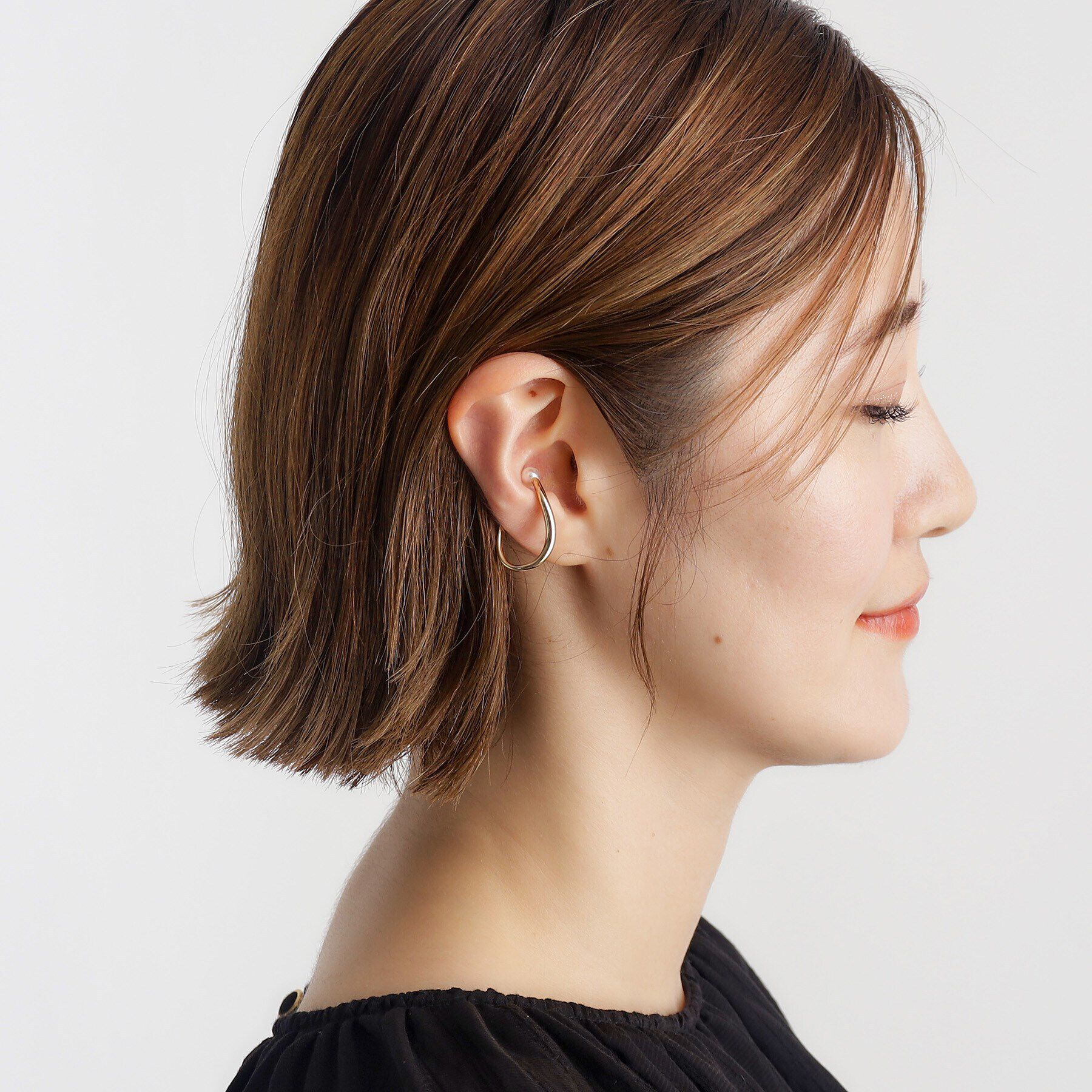 grove「ロングチェーンイヤカフ【2WAY】」|イヤリング|