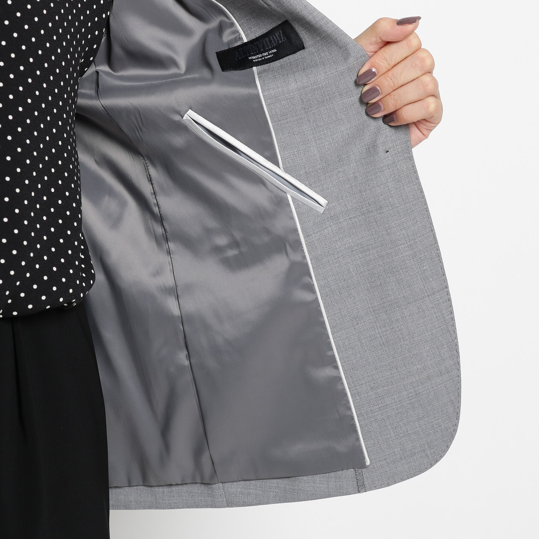 INDIVI「ストレッチワンボタンジャケット」|スーツ|