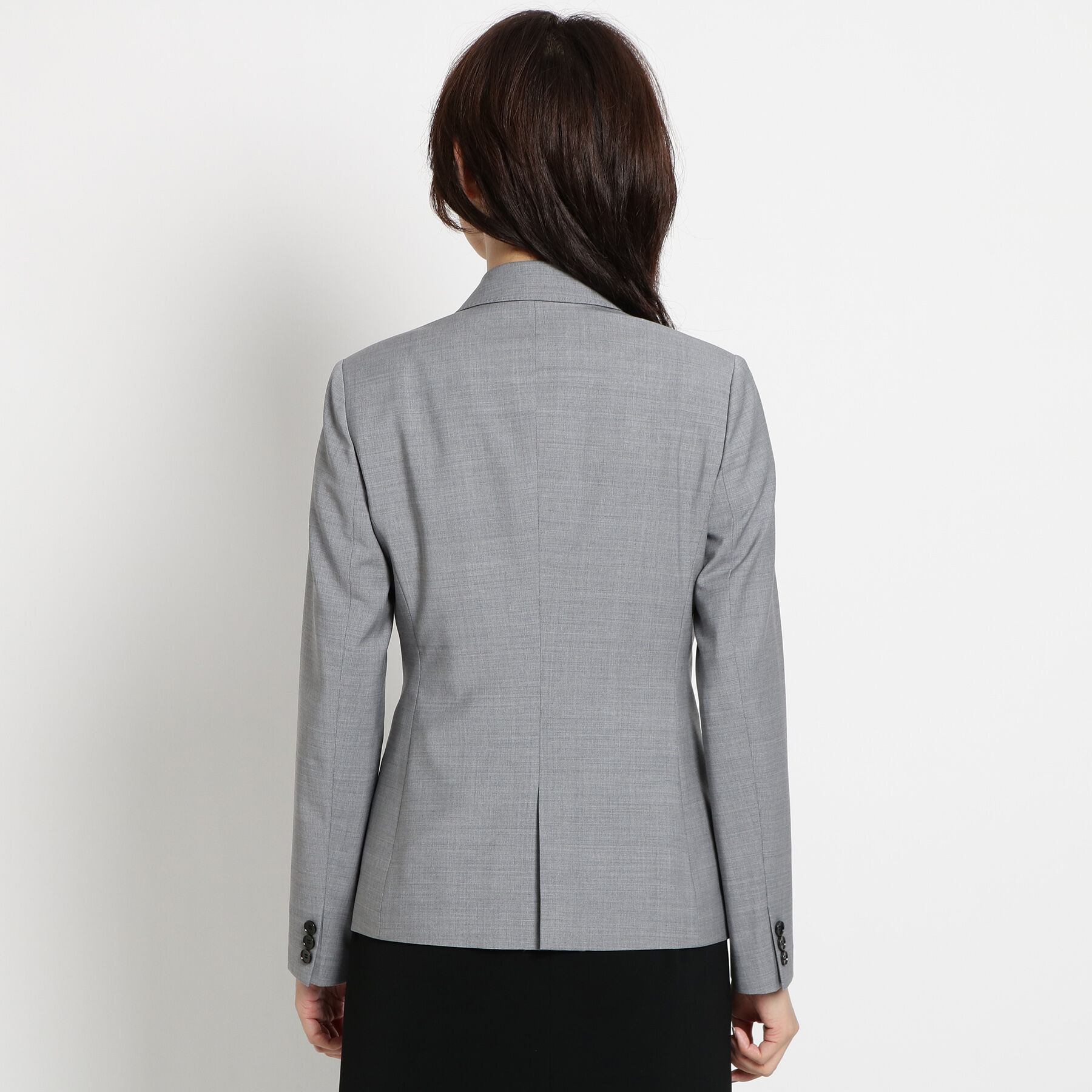 INDIVI「＜L＞ストレッチワンボタンジャケット」|スーツ|