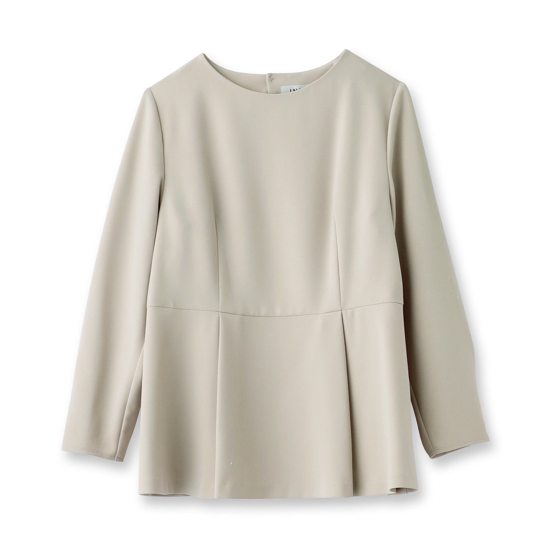 INDIVI「【洗える／SETUP可能】ペプラムブラウス」|シャツ・ブラウス|