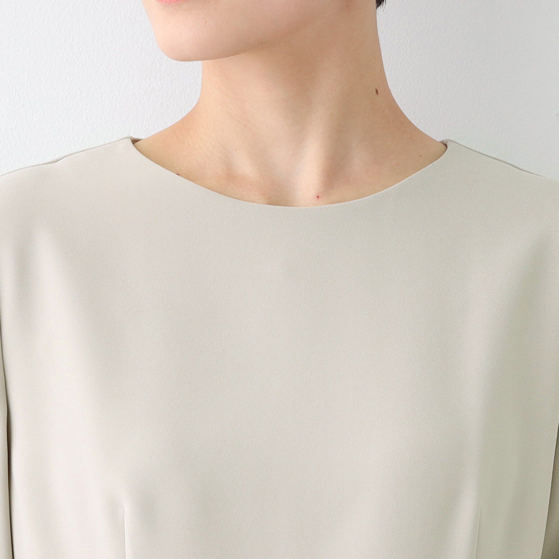 INDIVI「【洗える／SETUP可能】ペプラムブラウス」|シャツ・ブラウス|